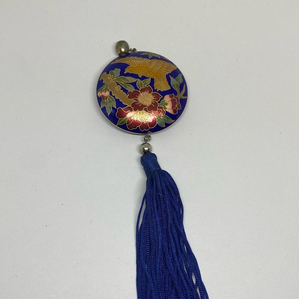 Vintage Round Medallion with Tassel​ - Picture 4 of 12